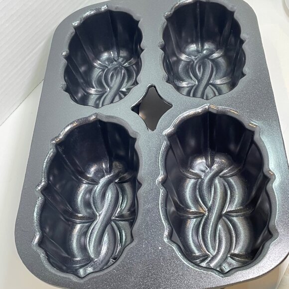 Nordic Ware Bundt Mini Loaf Pan With 4 Cavities for Decorative Baking - Picture 13 of 15